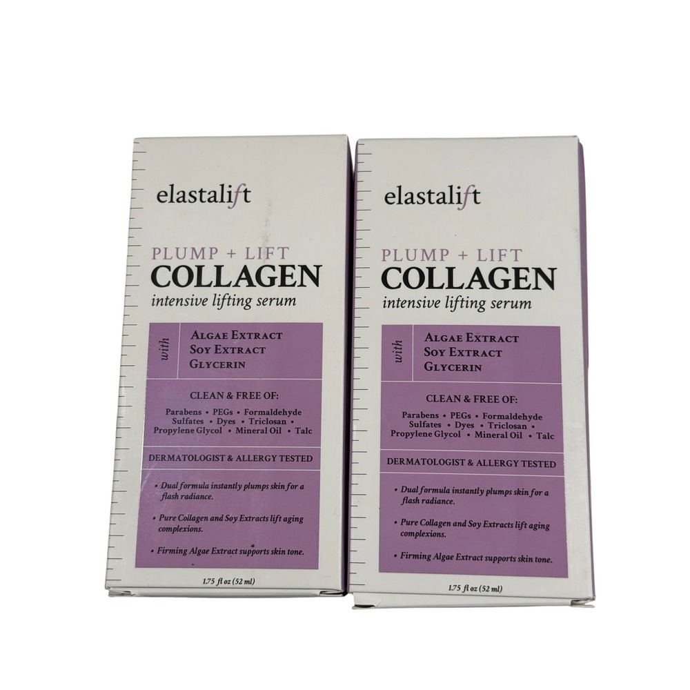 2 packs Elastalift Plump + Lift Collagen Intensive Lifting Serum 1.75oz
